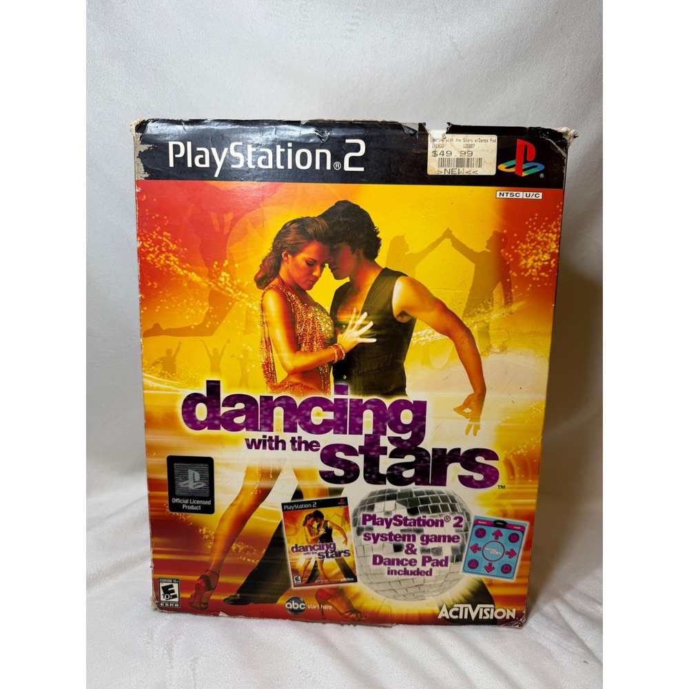 Dancing with the Stars System Game & Dance Pad Bundle (Sony PlayStation 2, 2007)
